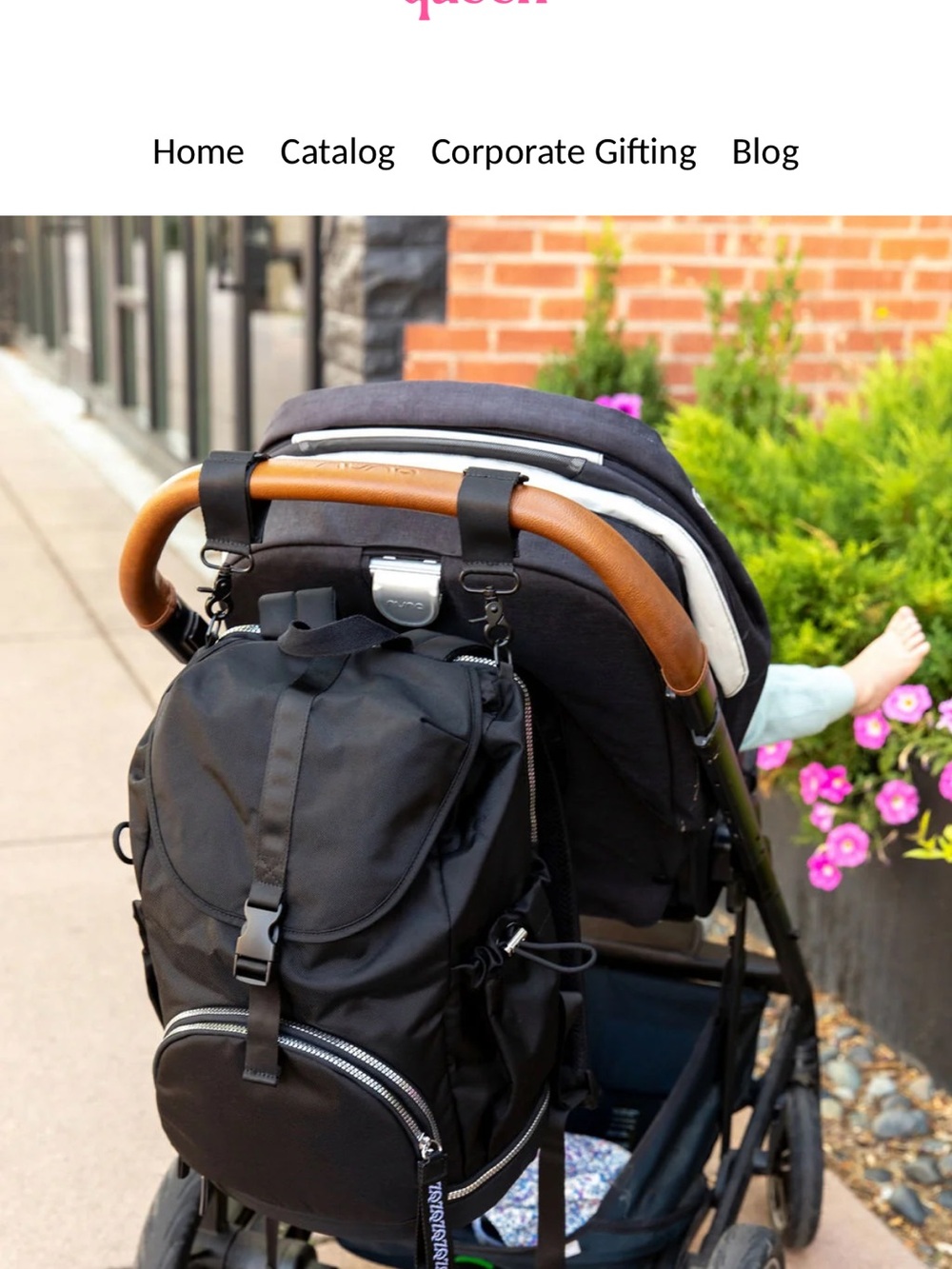 Zombie Queen - Crown Carryall travel diaper bag